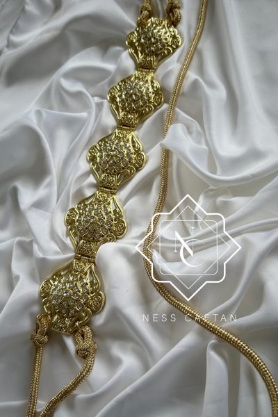 Ceinture à corde - pendentif losange