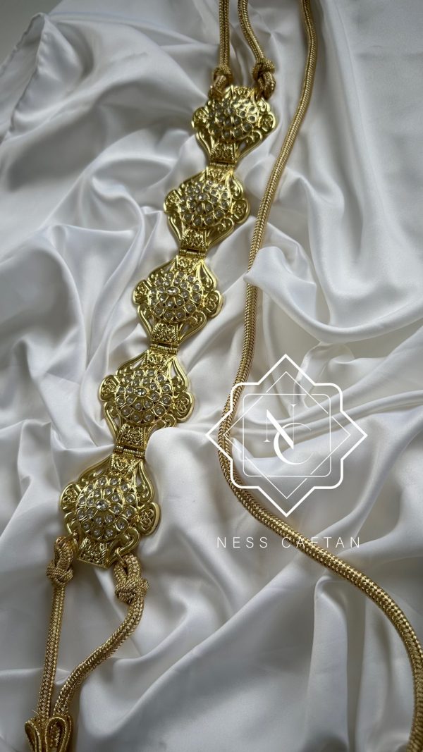 Ceinture à corde - pendentif losange
