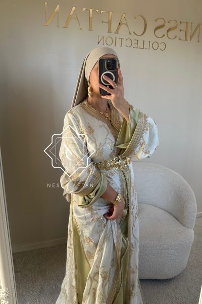 🧵🪡TAKCHITA BROCHET DE SOIE vert
