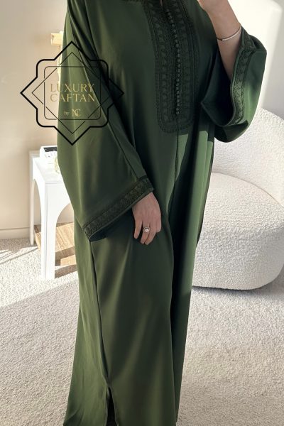CAFTAN SOHANE VERT ROYAL