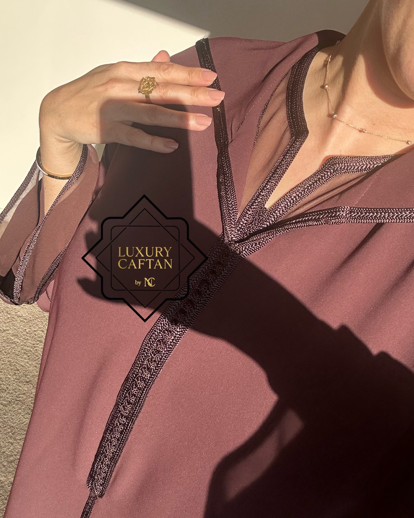 🧵🪡DJELLABA MARRON – Image 2